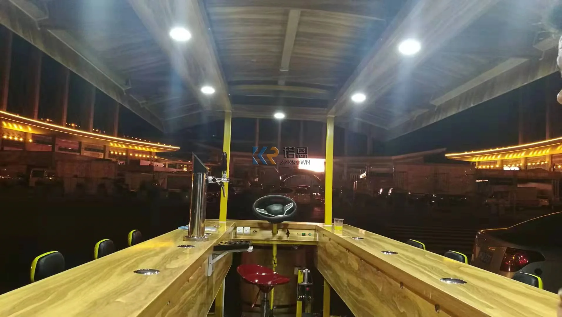 2023 New Bike Drinking Bar Beer For Sale Sightseeing Electric Mini Car Dual Motor Without