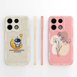 For Poco X6 Case Unique Style Full Coverage Anti Drop High Quality Liquid Silicone Phone Back Cover For Xiaomi Poco X6 Fundas