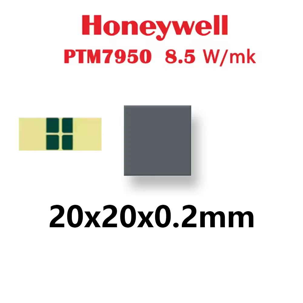 Honeywell PTM7950 Termopad z efektem zmiany fazowej, arkusz odprowadzający ciepło o przewodności cieplnej 8,5 W/mK do laptopów, komputerów stacjonarnych, procesorów CPU, GPU, dysków SSD i akcesoriów chłodzących. — zdjęcie produktu 7
