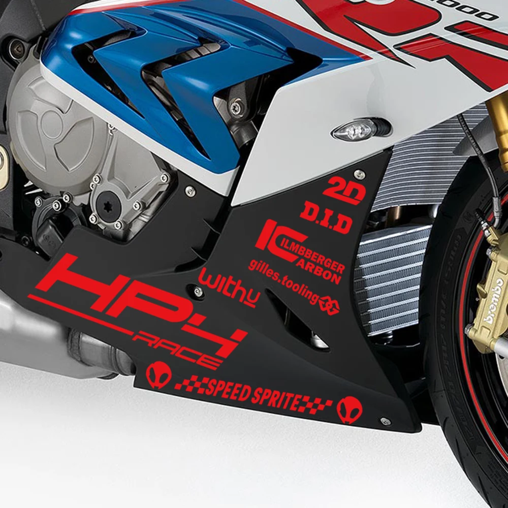 For S1000RR S1000 S1000 rr s1000rr HP4 2015-2018 Motorcycle Sticker Racing Side Stripe Tank Fairing Decal Accessories Waterproof