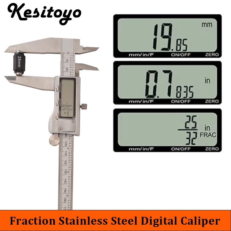 Imagem -03 - Backlight Digital Caliper com Luz Pachymeter Profissional Oficina Mecânica Ferramentas Aço Inoxidável