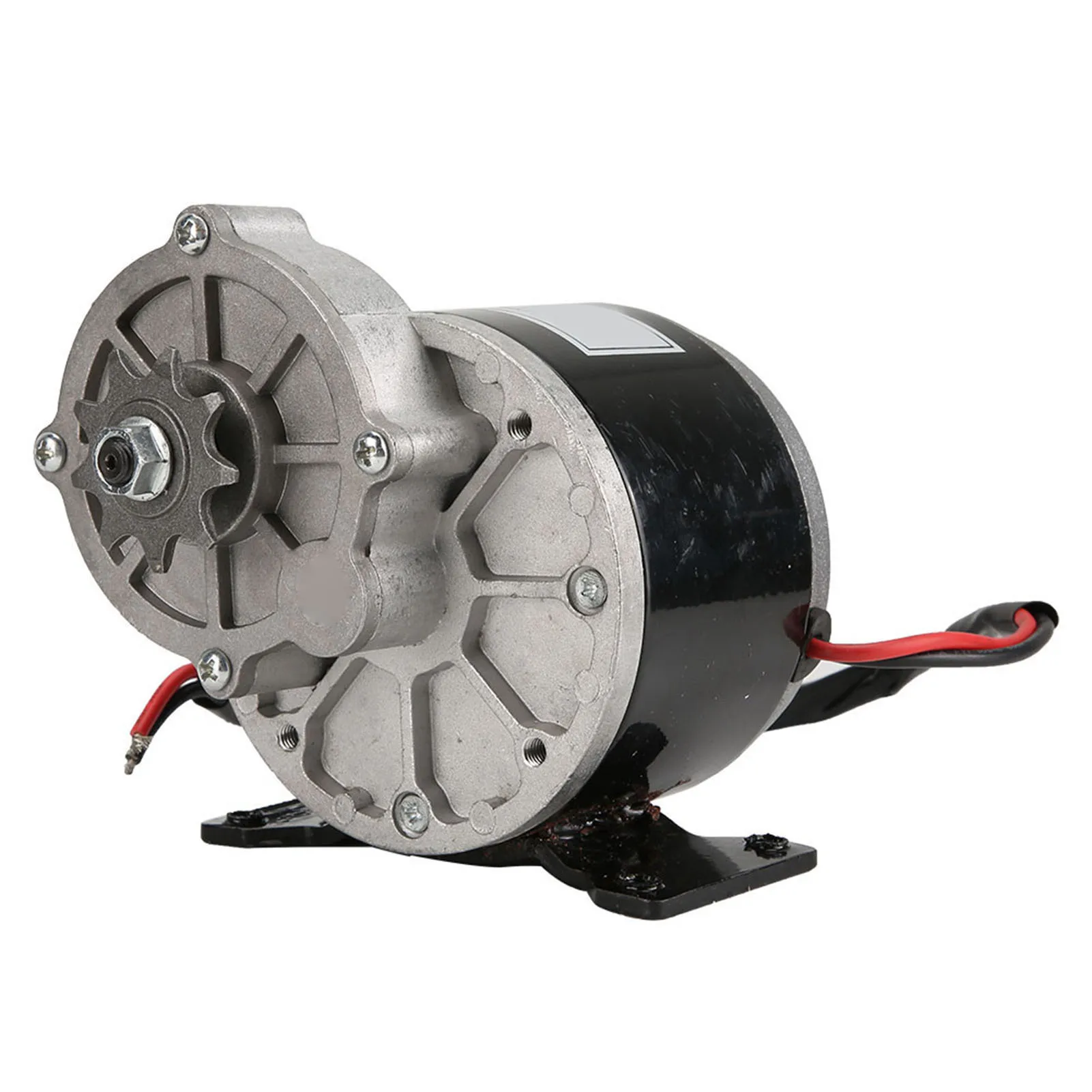 12V 250W Gear Reduction Electric Motor with 9 Tooth Sprocket Brushed DC Motors Reductor for E‑bike Scooter