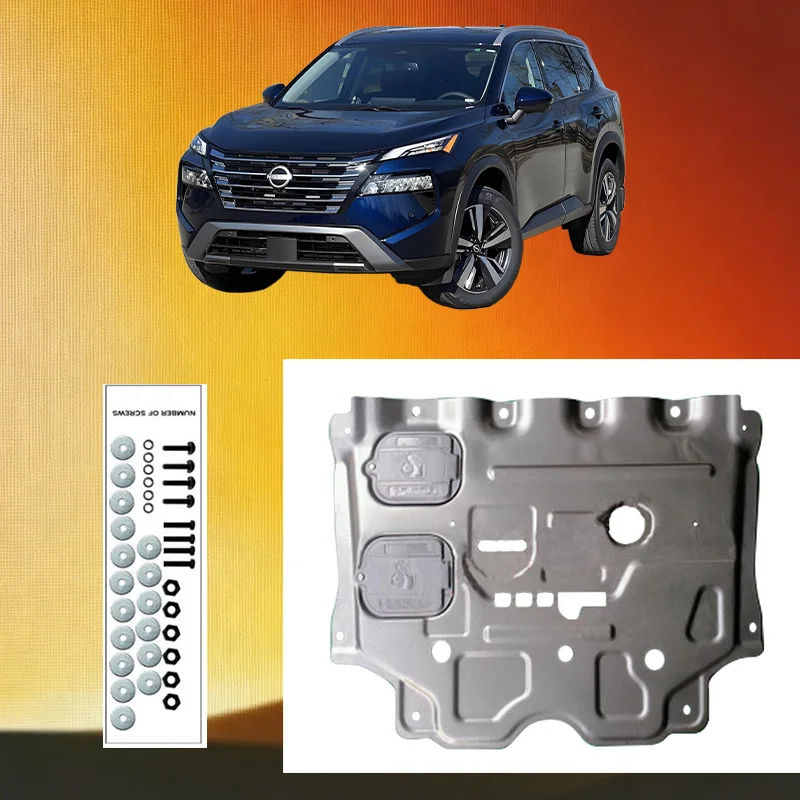 Engine lower guard plate Underbody protective panel Front bumper Plate for  Nissan X-Trail 2021-2024 1.5T