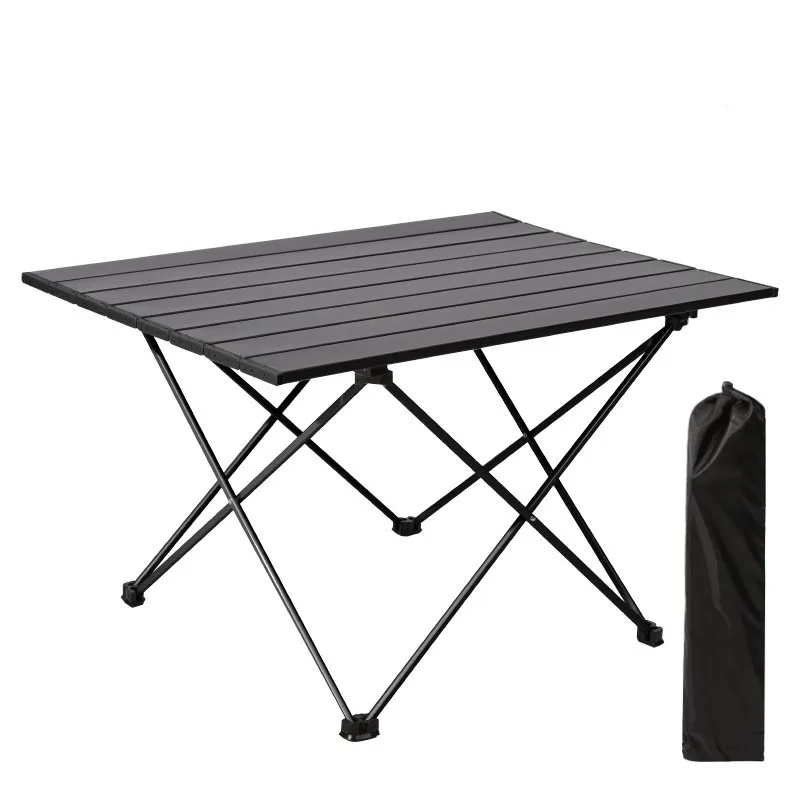 Hoge Sterkte Aluminium Draagbare Ultralichte Opvouwbare Campingtafel Opvouwbaar Buiten Diner Bureau Voor Familiefeest Picknick Bbq