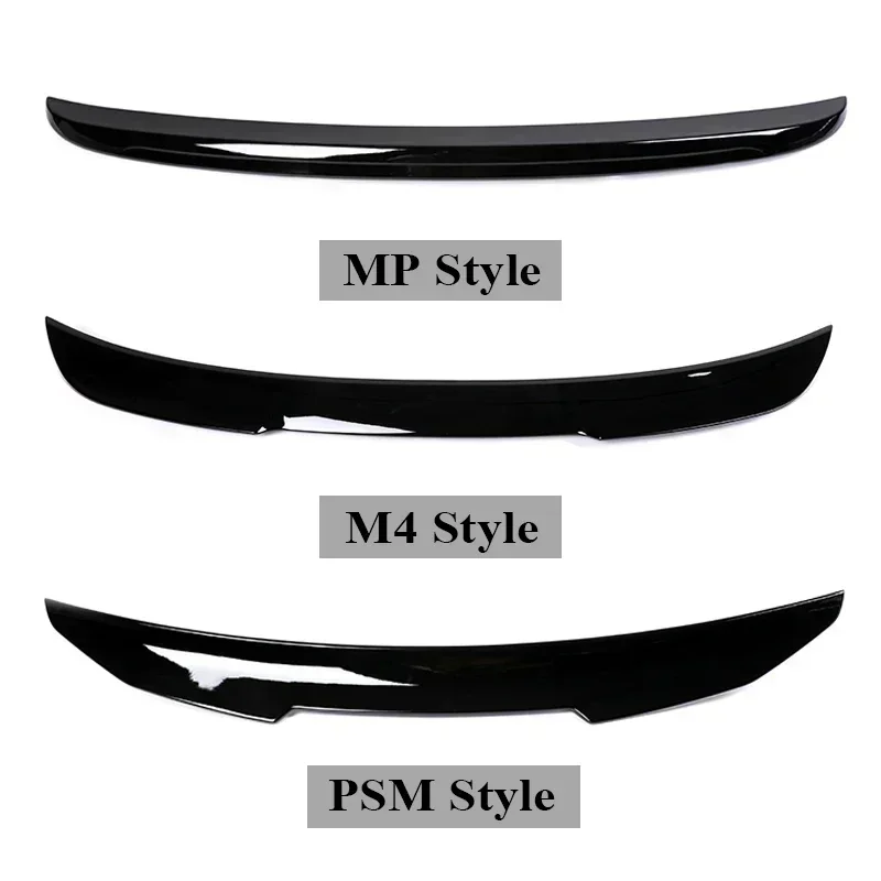 New! Carbon Fiber Rear Bumper Lip Trunk Spoiler M4 MP PSM Style Wing Parts Gloss Black For BMW 5 Series E60 E61 2004-2009 Access