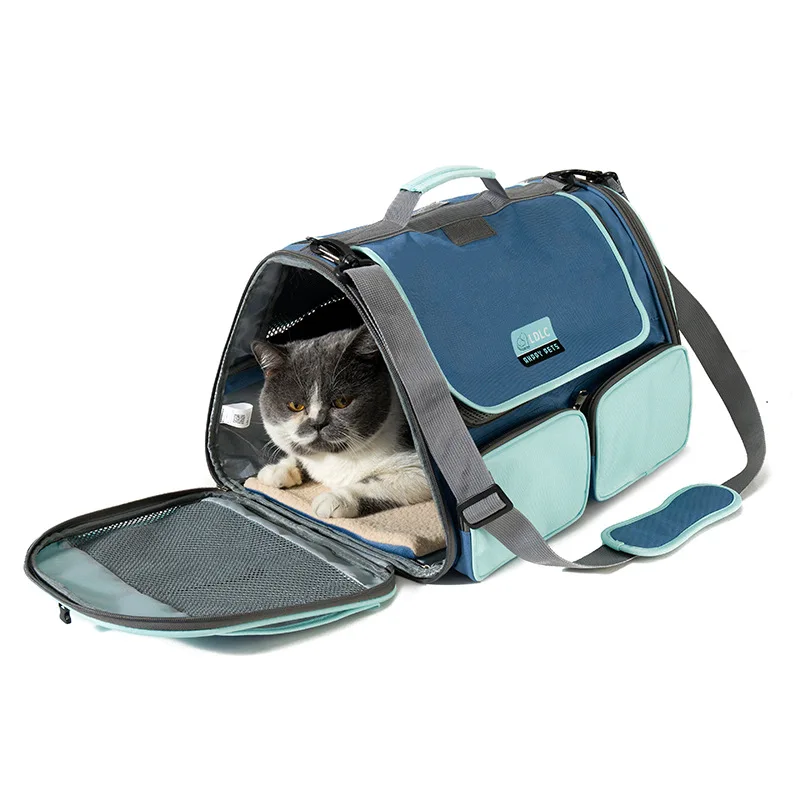 

Pet Bags Portable Cat Carrier Bag Mesh Breathable for Small Dog Foldable Cats Handbag Travel Transport Pet Accessories