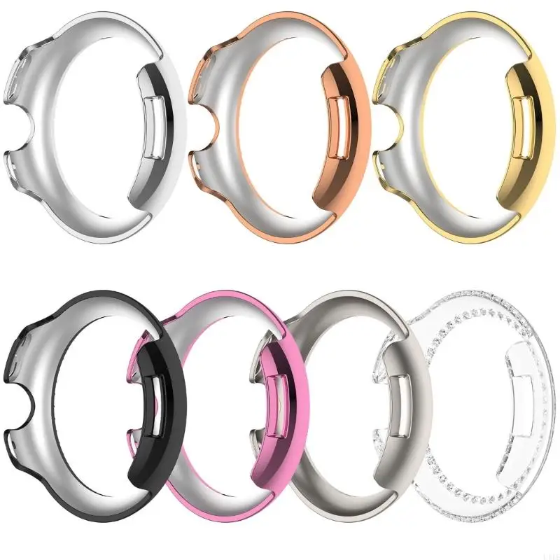 

L41E Watch Protector Cover for Watch 4 41/45mm Protector Frame Bumper Bezel Rings Cover Shell Scratchproof Housing