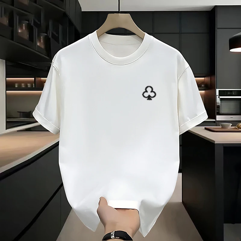 

Summer Mens T-Shirt Fashion Retro Printed Crew Neck Cotton Top Casual Street Men's Short Sleeve T-Shirt