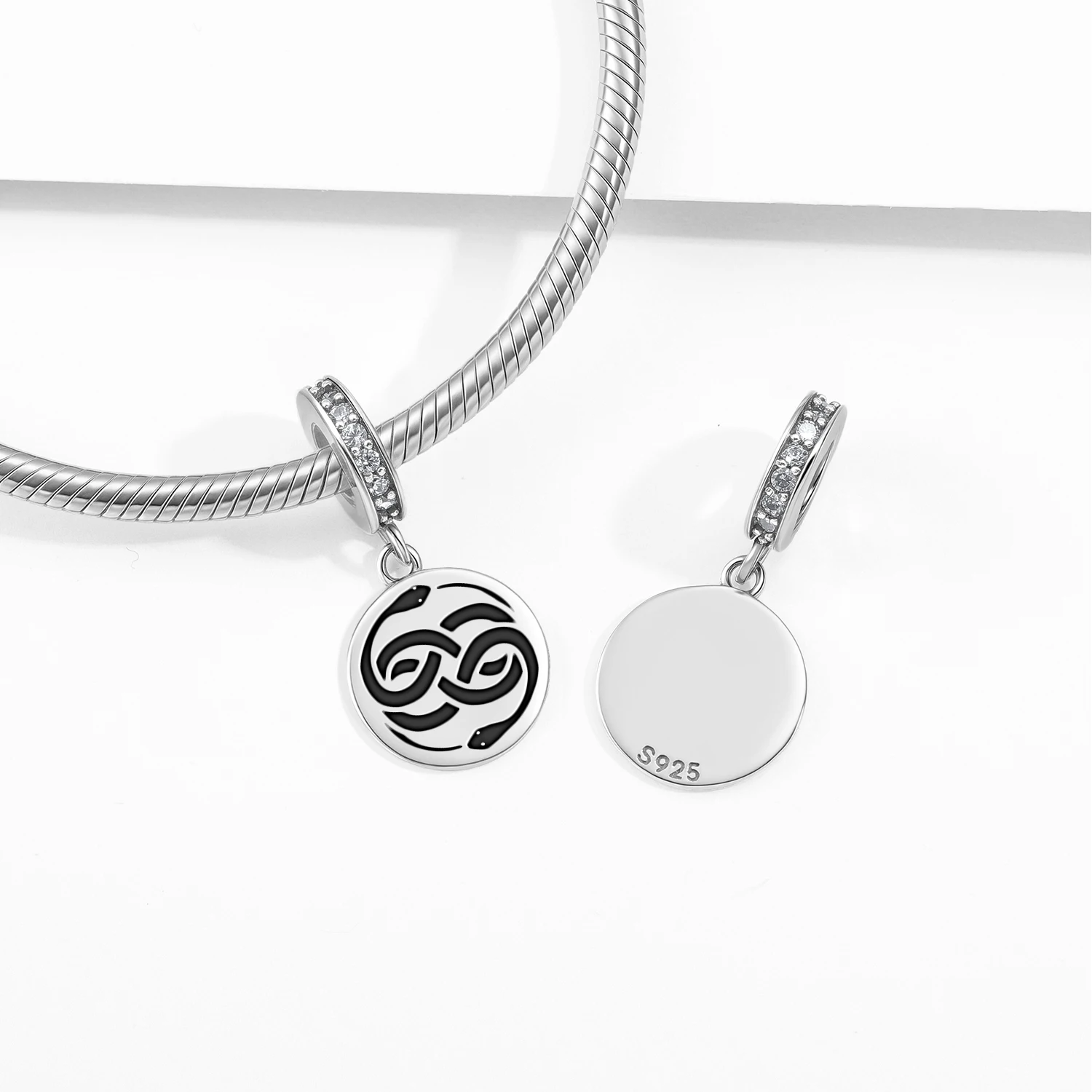 

Celtic Wuiren Pendant 925 Sterling Silver Symbol Charm Bead for Women Bracelet Necklace Jewelry