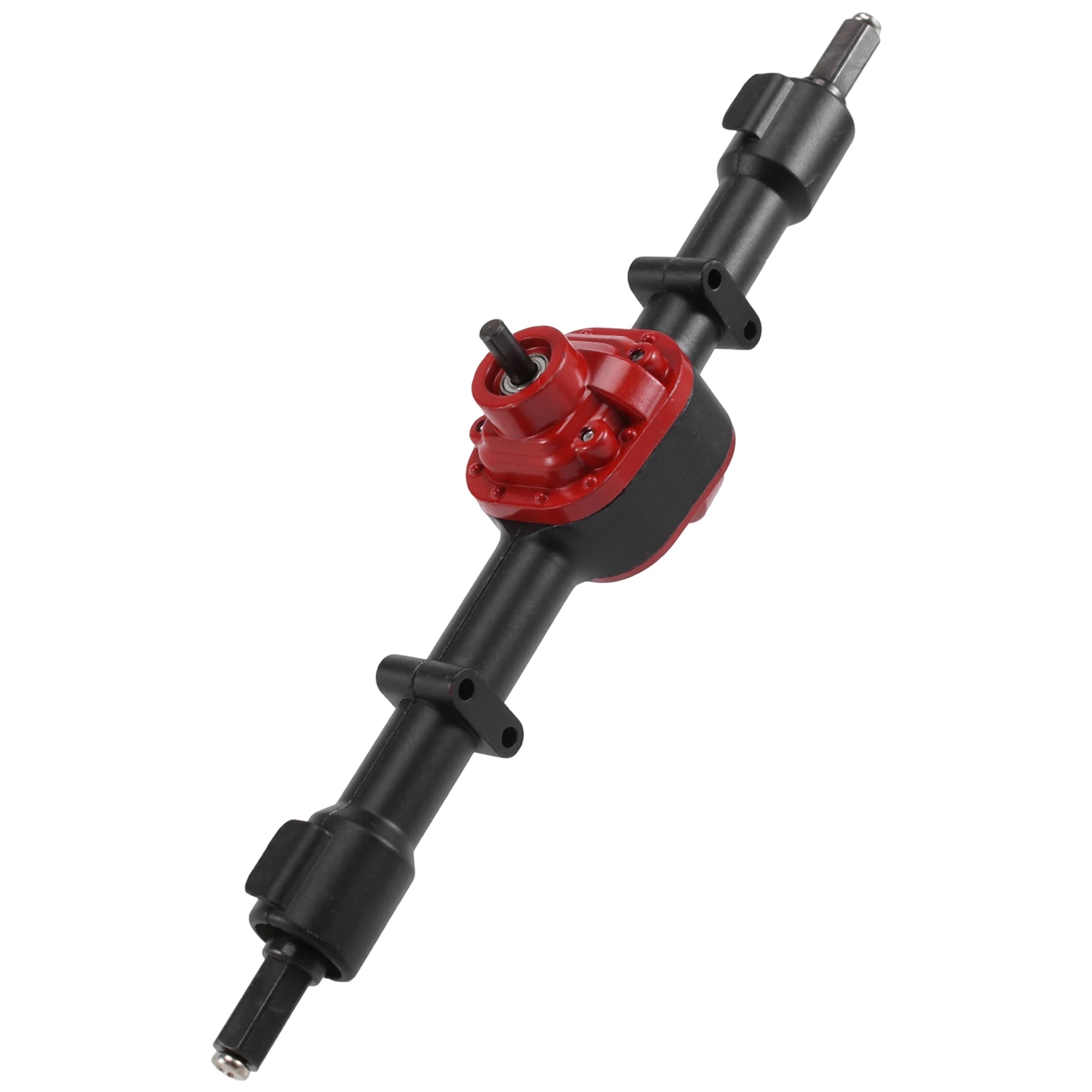 ABJL-Metal Front & Rear Bridge Axle With Drive Shaft For MN D90 D91 D96 D99S MN-90 MN99S 1/12 RC Car Upgrade Parts