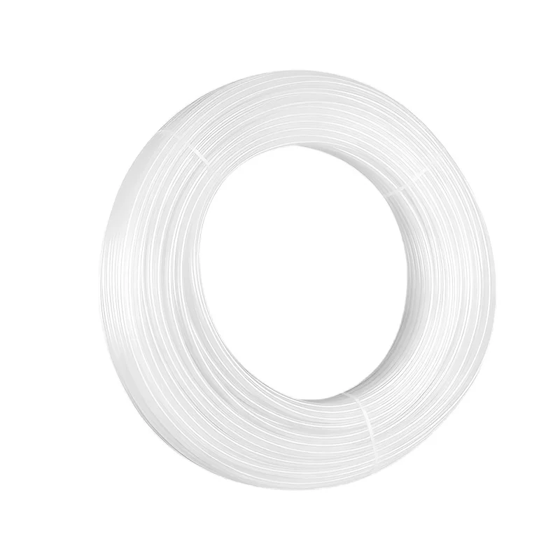 10Meters PA6 Nylon Tube White PA4X2.5 PA6X4 PA8X6 PA10X7.5 High Pressure Pneumatic Compressor Smooth Rigid Polyamide Oil Pipe
