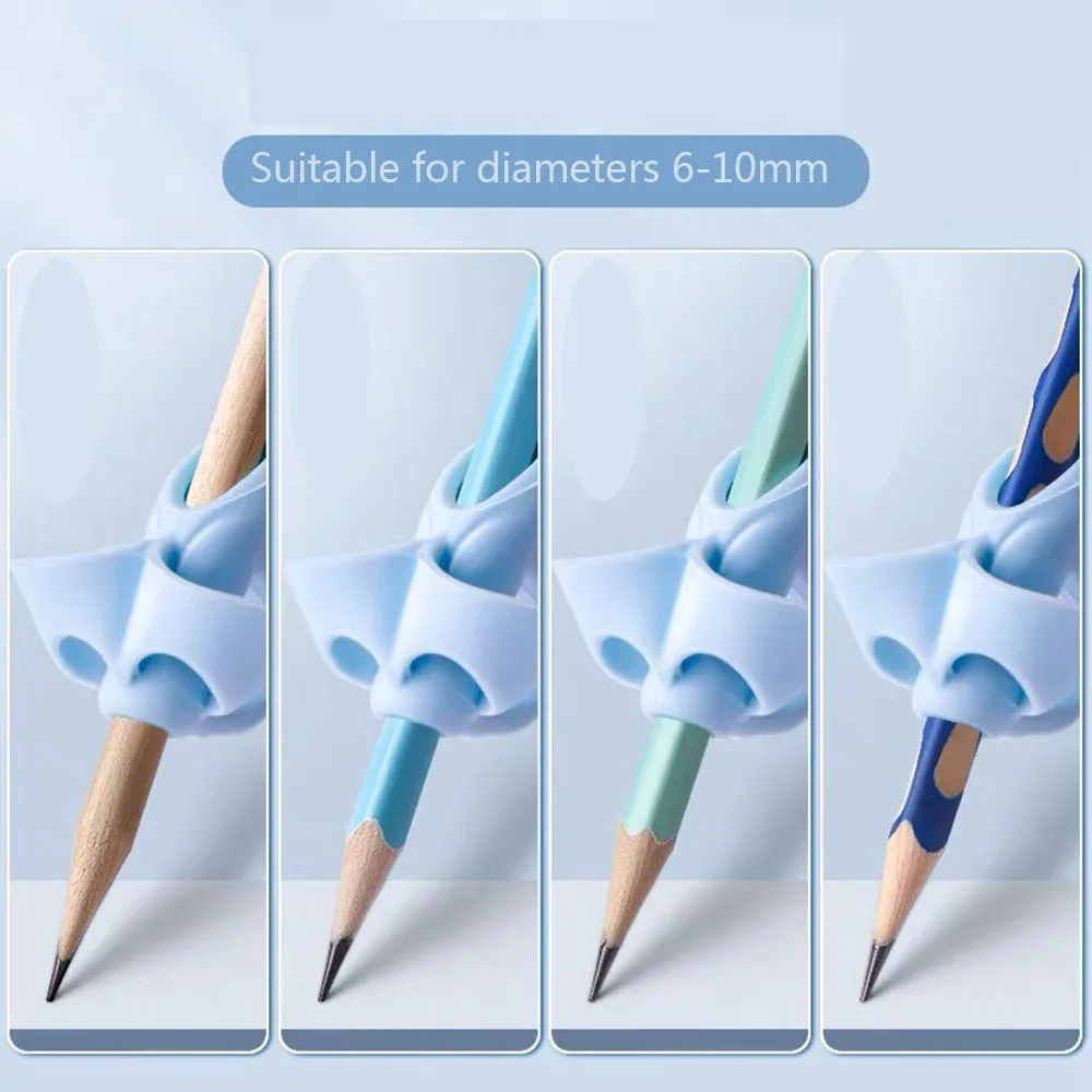 1PCS Five Finger Pen Holder Writing Hold Pen Grip Posture Tool Children Silicone Pencil Holder Correction Device For Students