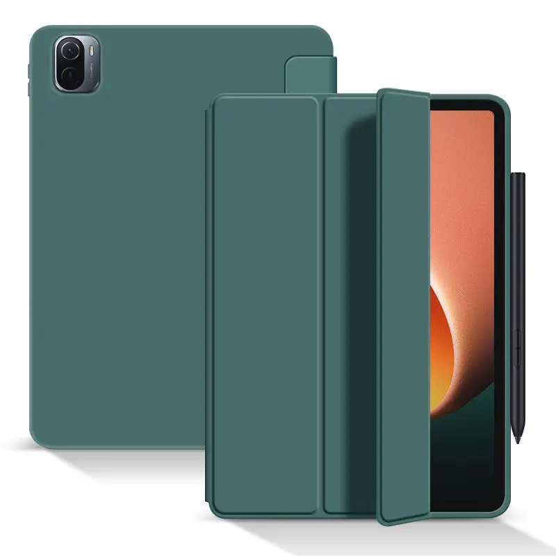 For Xiaomi MI Pad Case 6 5 Pro 12.4 Redmi 10.6 inch Tablet Case Auto Sleep Wake Stand Soft Silicone Cover Shockproof