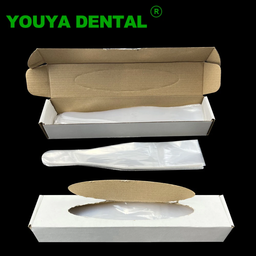 500 pcs/box Disposable Dental Oral Intraoral Camera Sheath Endoscope Film Handle Sleeve Protective Covers Dentistry Accessory