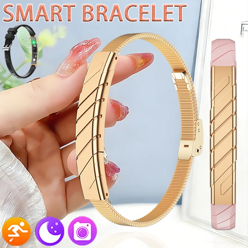 

Новый спортивный водонепроницаемый смарт-браслет с управлением жестами, мониторингом пульса, уровня кислорода в крови, сна, шагомером и экраном, умные часы 2026