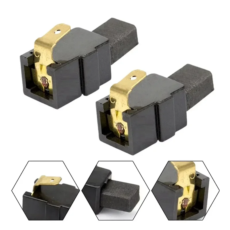 

-FQYL 2Pcs Carbon Brushes For CB415 CB417 6905H HP1030 HR2400 191955-1 Electric Wrench Brushes Power Tools