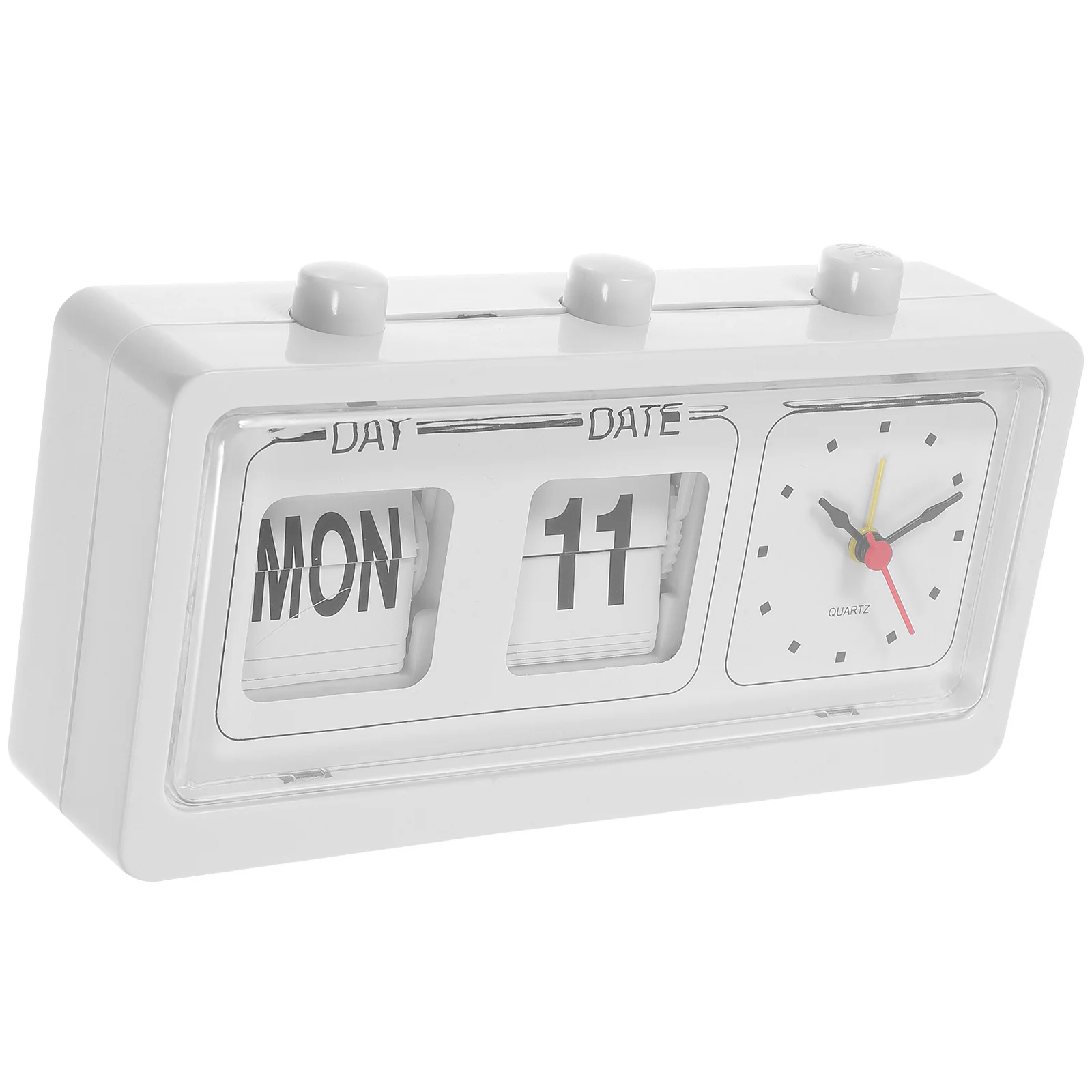

Home Use Clock with Manual Date Week Time Display Simple Fashion Style for Bedrooms Kitchens Offices Clock