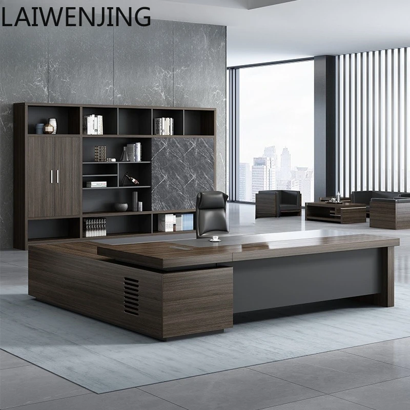 

MJY модный стол, офисная мебель, комбинация стола и стула для руководителя