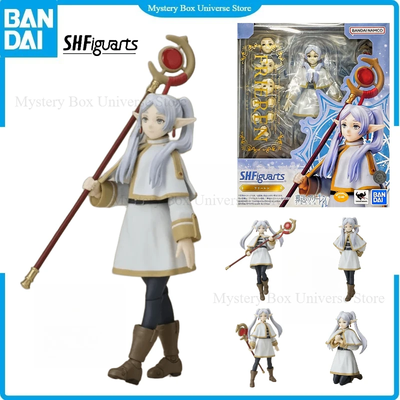 

New In Stock Original Bandai Frieren: Beyond Journey's End SHF Frieren Action Figure PVC Statue Collectible Holiday Gift