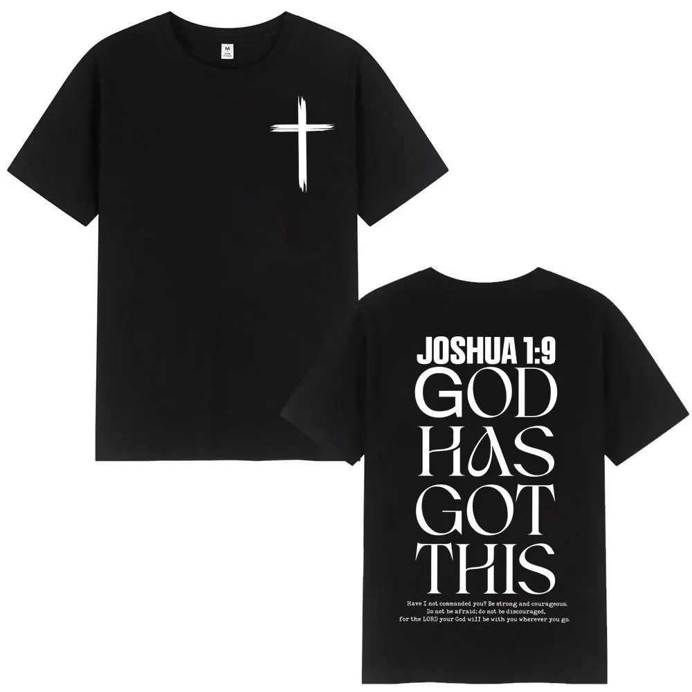 Jesus Bible Verse Christian T Shirts High Quality Fashion Oversized T-shirts Men Women Casual 100%cotton Short Sleeve T-shirt