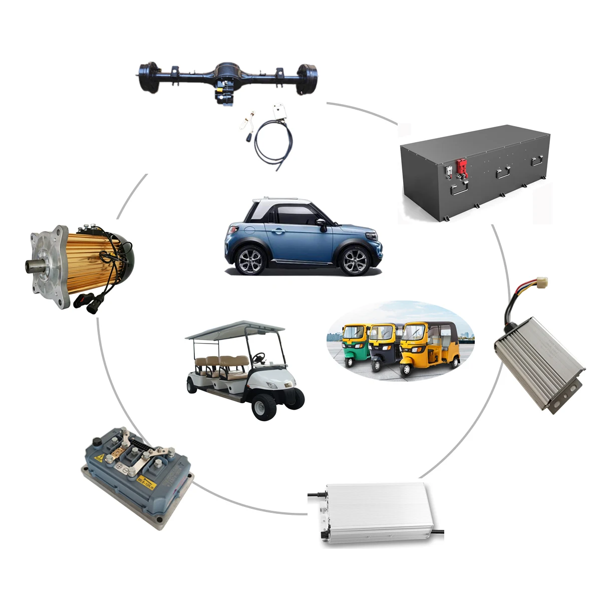 3kw 60v rear axle driving System