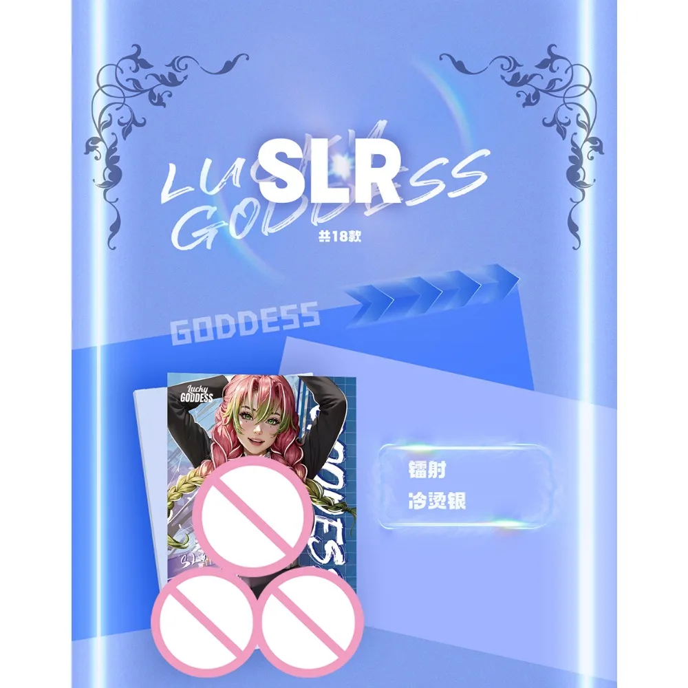 Wholesale Lucky Goddess Ⅱ Collection Cards Exquisite Creative Design Highly Beloved Girls Temptation Cards Anime Enthusiast Gift