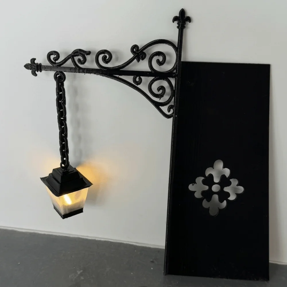 Vintage Style Warm LED Library Lantern Black Mini Decorative Bookshelf Lighting Reading Nook LED Nightlight Bookshelf Decor