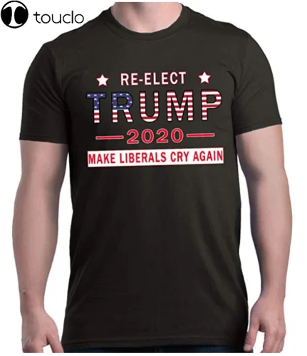 Re-Elect Trump 2020 Make Liberals Cry Again T-Shirt Maga Political Election Tees cute shirts for women