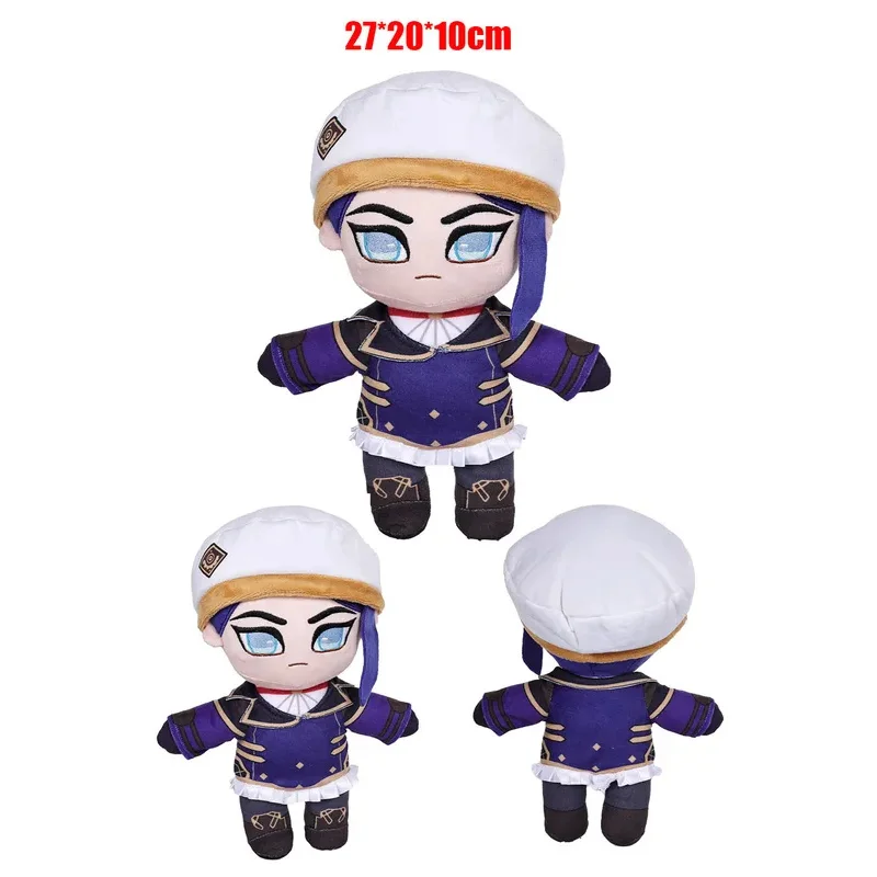 RT01 Caitlyn Vi Plush PlushiesเกมLoLคอสเพลย์Mascot Figurine Propsสําหรับเด็กXmasของขวัญวันเกิดฮาโลวีนCarnival Pa & Gf1