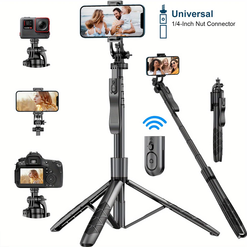 Selfie Stick With Bluetooth And Tripod - Cartoka
