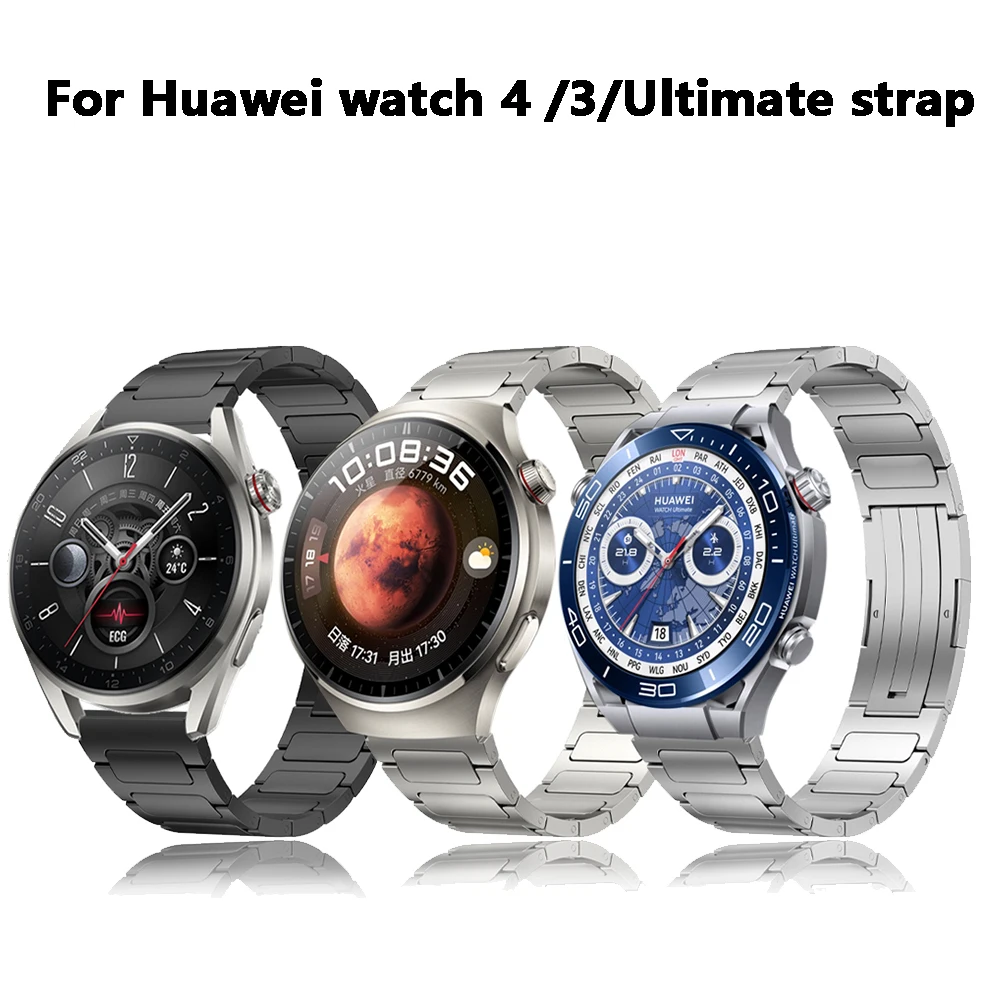 

Титановый браслет для Huawei GT3 Pro/watch3, ремешок для часов, аксессуары для Huawei watch GT2 46 мм, металлический сменный ремешок 22 мм Correa