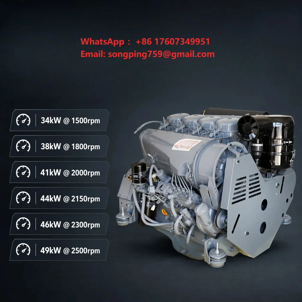 F4L912 Engine 4 Cylinder 912 Diesel Engine for Deutz