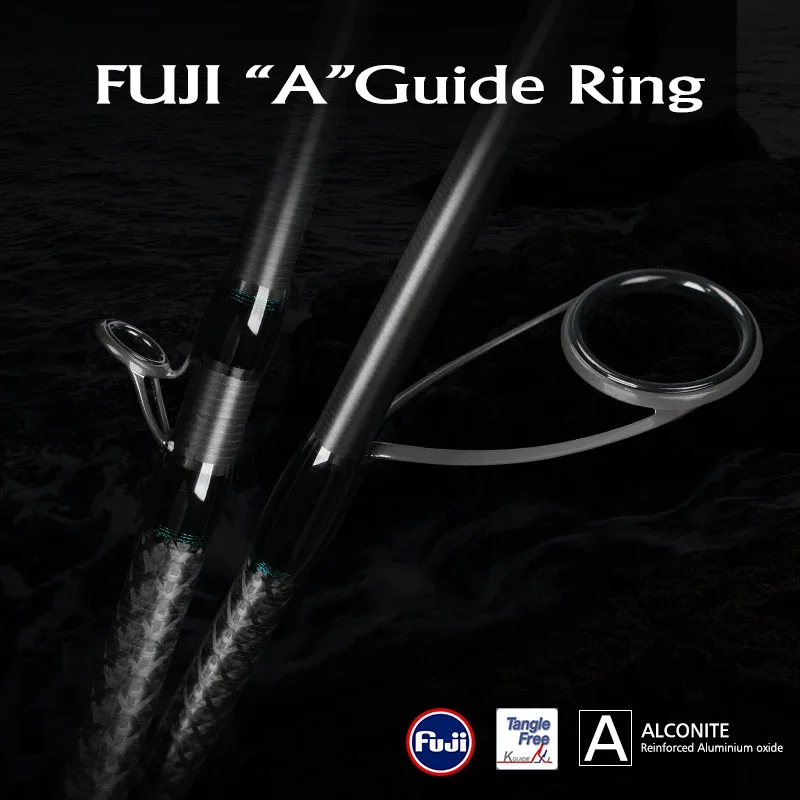 Tsurinoya Agile II – Caña casting lubina en carbono con guías Fuji - imagen 4