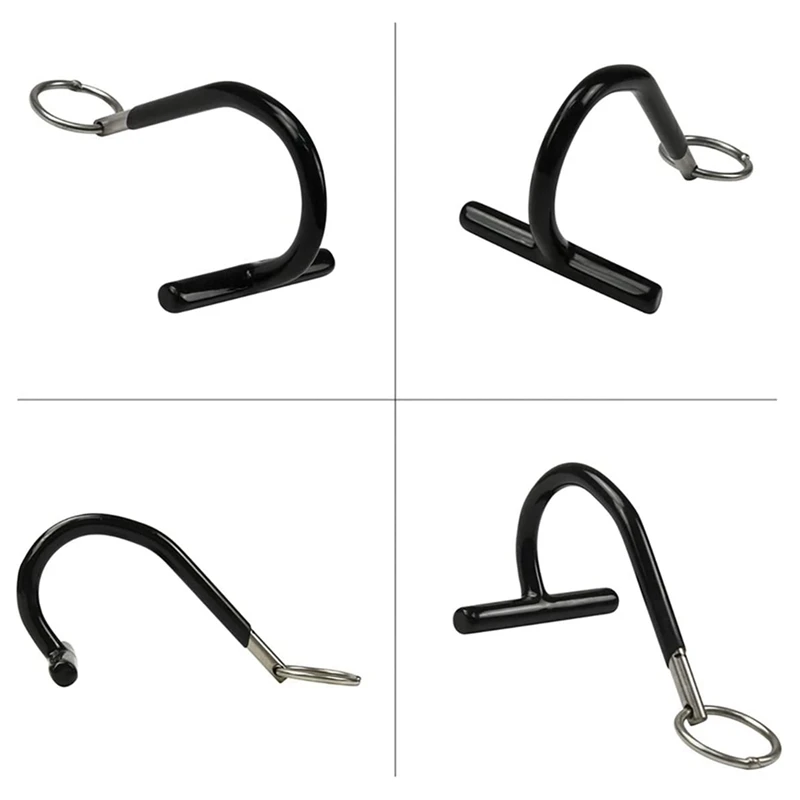 Body Dent Repair Hanger With S Hook T-Bar Bracket Tool Dent Repair Without Sheet Metal Repair Parts Lever Tool Black+Silver