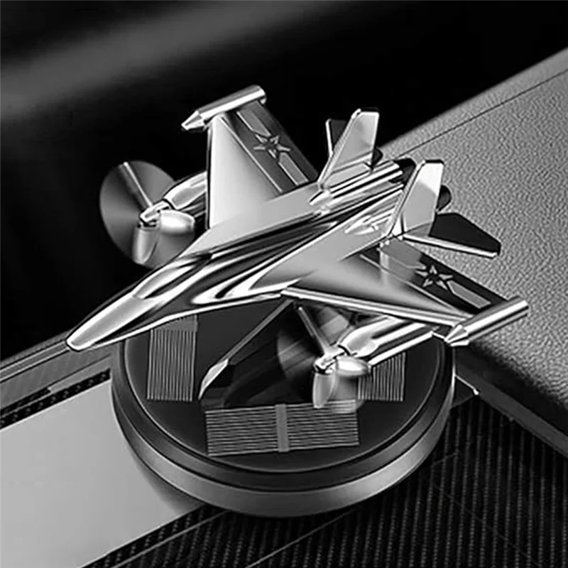 A71Z Solar Car Air Freshener,Al Alloy Airplane Air Fresheners For Car, Car Perfume Aromatherapy Diffuser image 4
