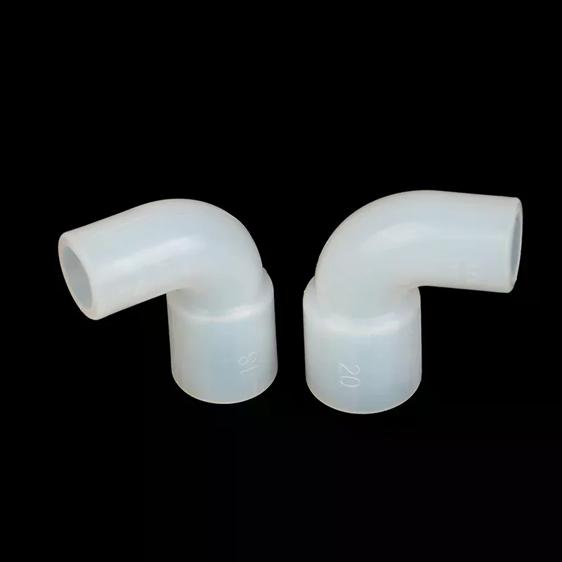 1Pc Silicone Elbow Soft Hard Pipes Connector Variable Diameter Elastic Right Angle Rubber Coupling Fish Tank Irrigation Garden