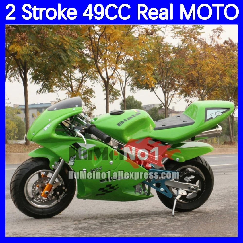 

Mini Motorcycle 2 Stroke 49CC 50CC Off-road Real Superbike MOTO Bike Gasoline Power Racing Autocycle Small Autocycle Pocket Bike