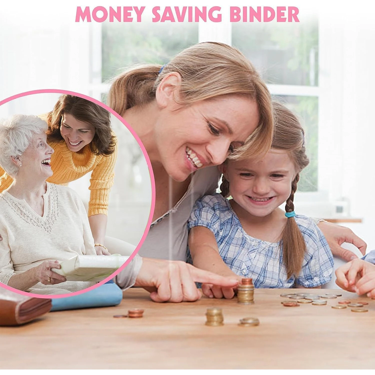 100 Envelope Challenge Binder Savings Challenges A5 Binder Budget Cash Envelopes,Easy and Fun Way to Save $5,050