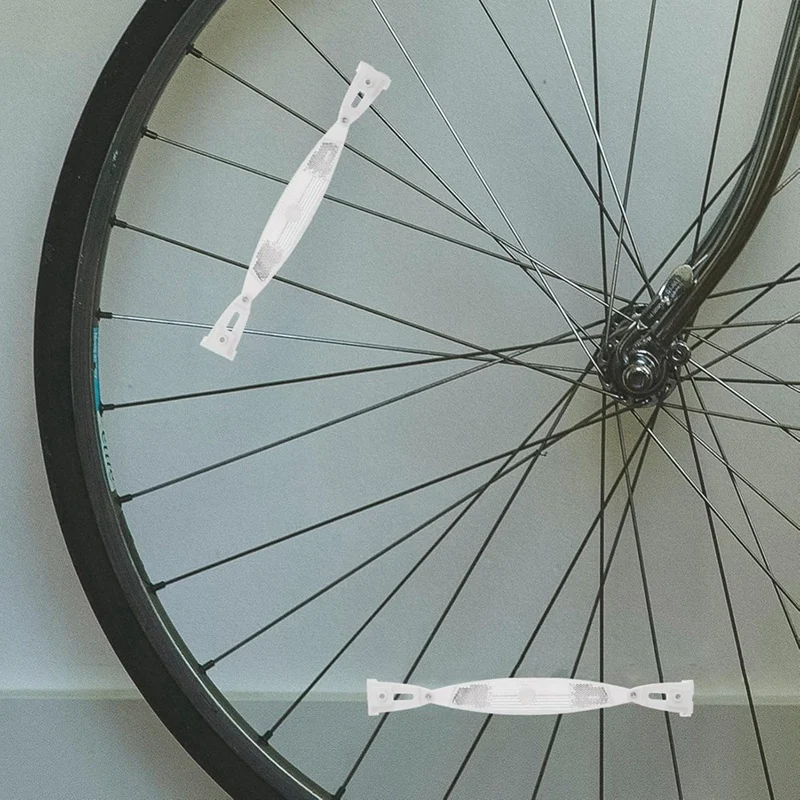 عاكسات ABJX الجديدة للدراجة: 4 قطع عاكسات عجلة الدراجة عاكسة للدراجة عاكسة تحذير آمنة للدراجة