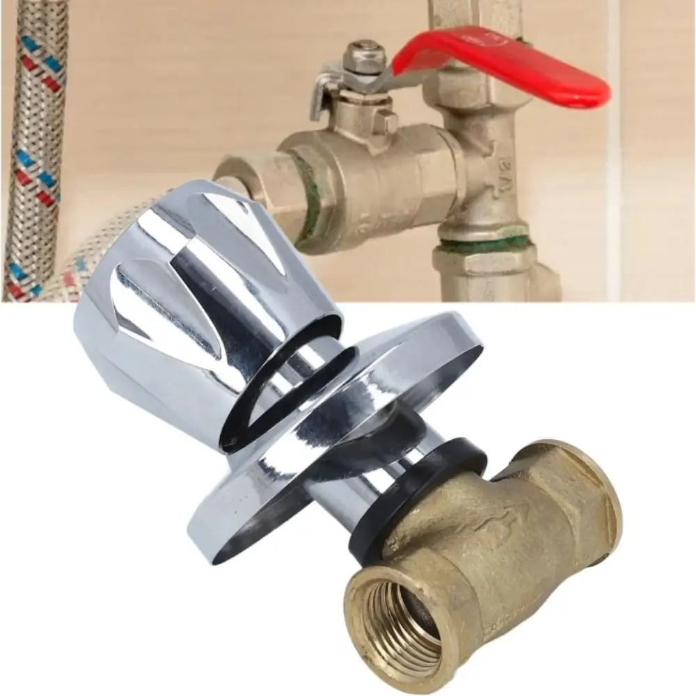 Home Improvement Brass Material Concealed Switch Valve Single Handle Quick-open Design Shower Valve Angle Valve Shower Room