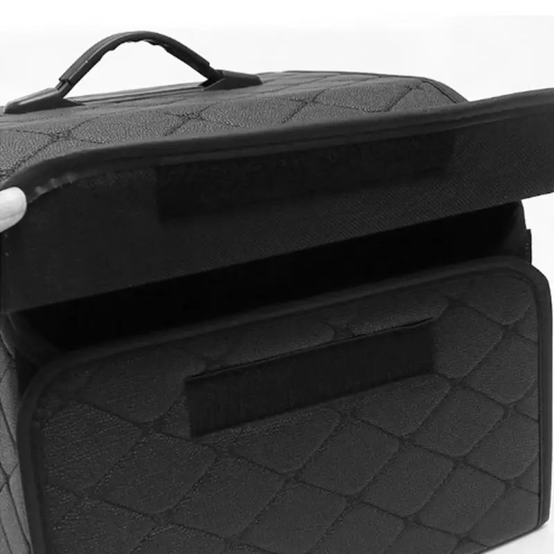 S/M/L Car Trunk Organizer Sturdy Trunk Storage Organizer Foldable Car Storage Bag with Handle Collapsible Organization Container