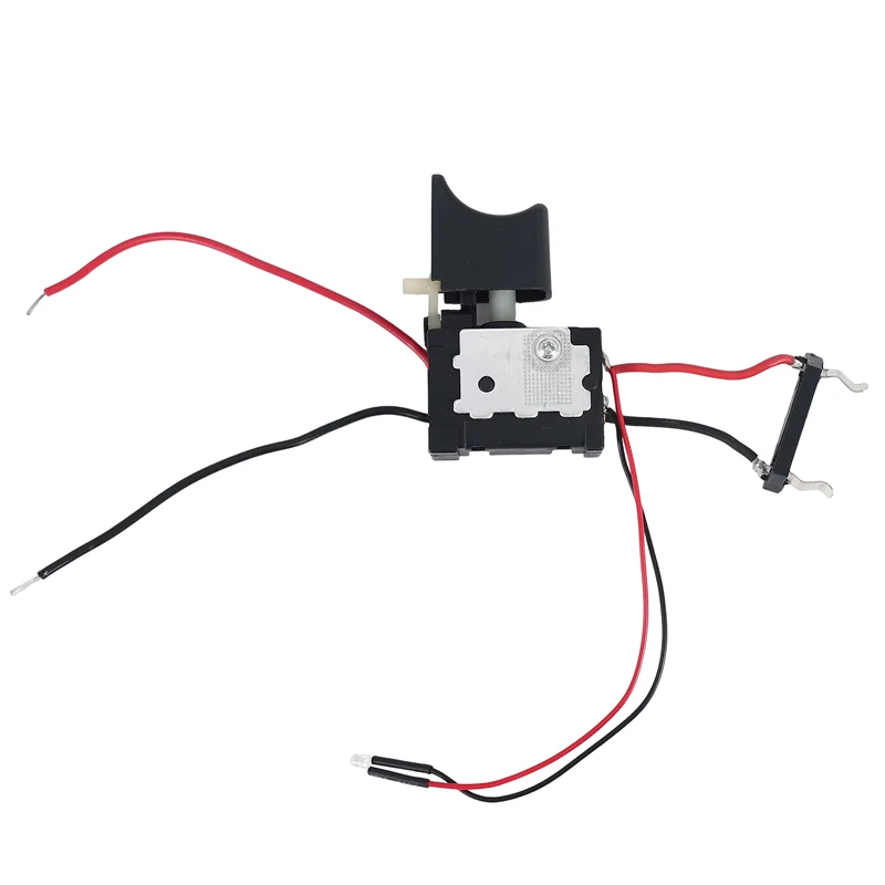AB08-DC 7.2 فولت - 24 فولت 16A مفتاح التحكم في المثقاب الكهربائي مفتاح الزناد اللاسلكي مع ضوء صغير لأداة الطاقة