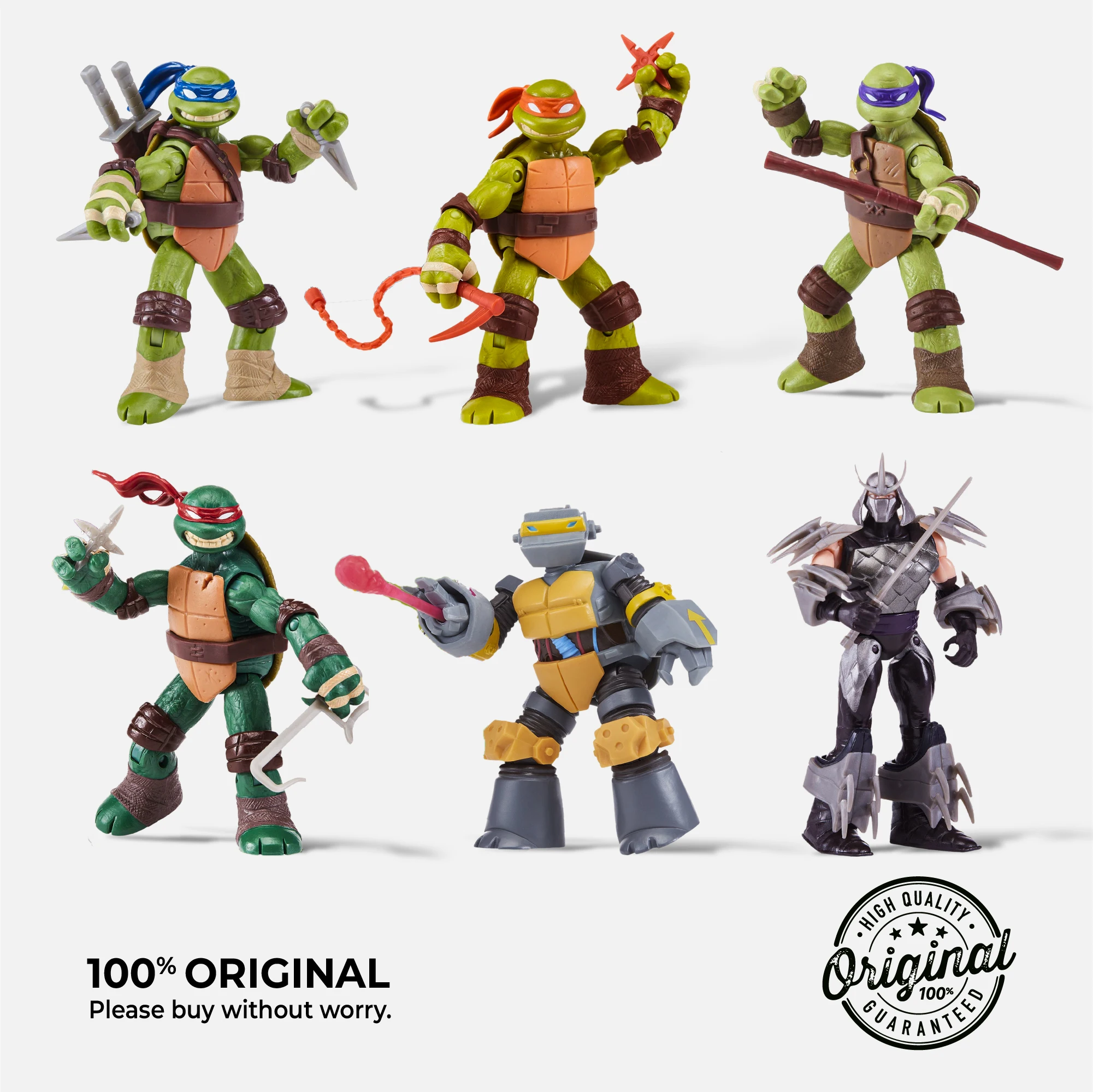 original-authentic-tmnt-ninja-turtles-2012-animated-movable-model-reissue-leonardo-raphael-michelangelo-donatello-action-figure