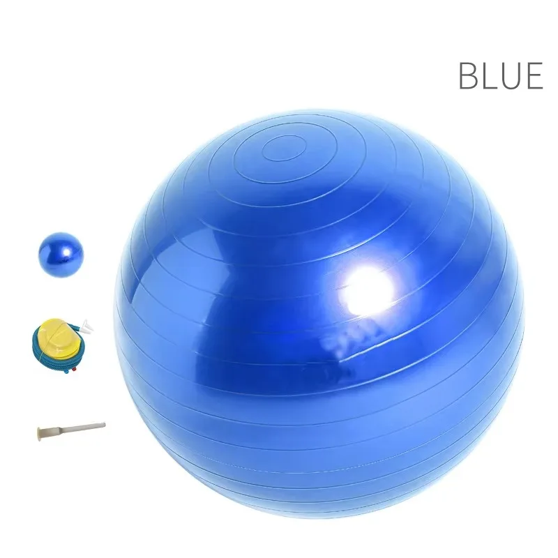 

YTYIN PVC 55cm Diameter Fitness Ball Yoga Ball Thickened Explosion-proof Gymnastic Yoga Fitness Ball