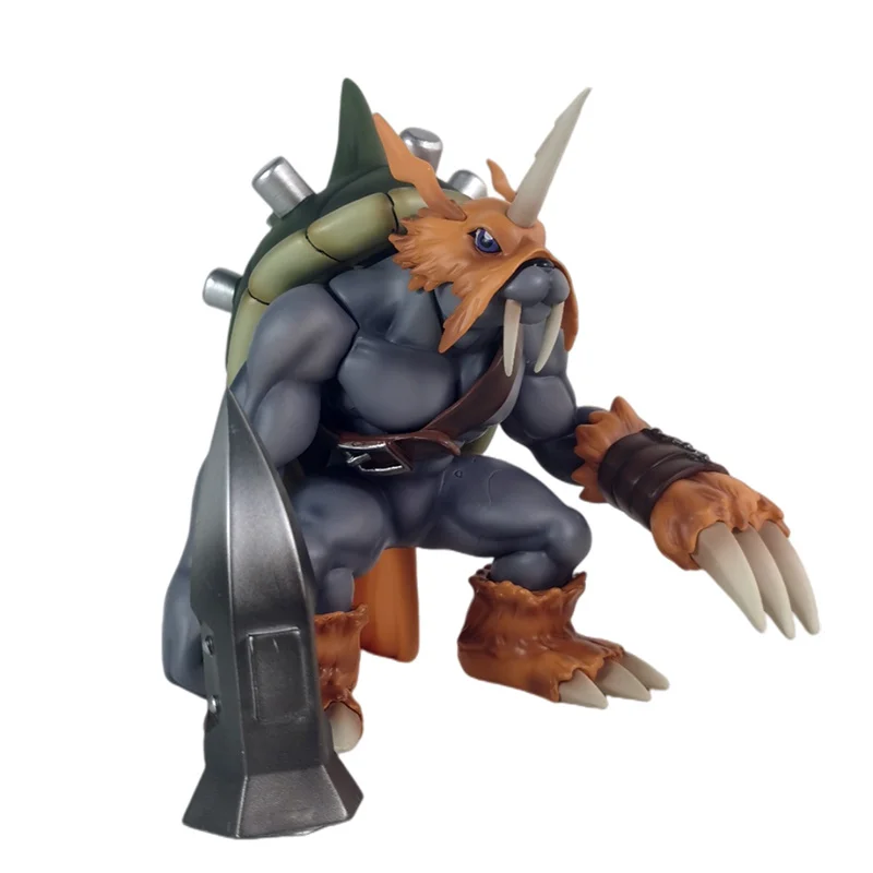 21 cm Digimon Adventure Anime Figuren Zudomon Figuren Pvc Standbeeld Collectie Model Bureau Decoratie Verjaardag Aangepaste Speelgoed Cadeau