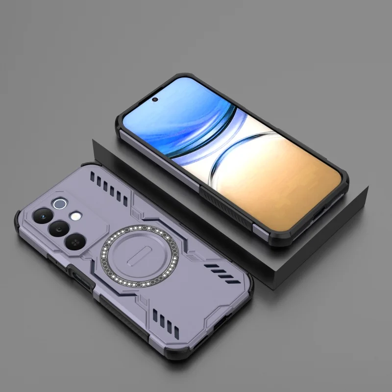 ل Realme 15X غطاء حافظة ممن لهم Realme 15X Capas للصدمات الهاتف الوفير الامتزاز شحن لاسلكي الخلفي ل Fundas Realme 15X