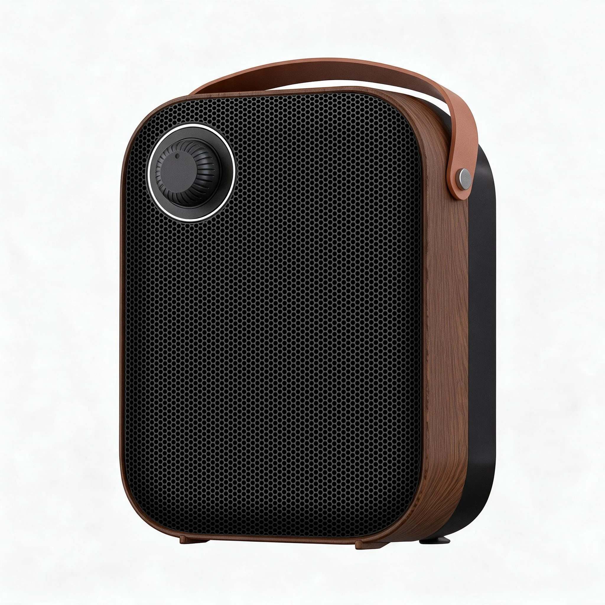 1500W Ceramic Space Heater with 2 Heat Modes Thermostat Overheat Protection for Home Office