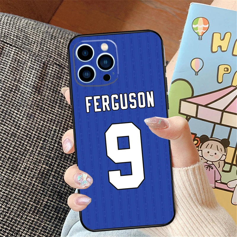 Football Player number Phone Case For iPhone 15 13 12 11 14 16 Pro Max X XR XS Case For iPhone 15 12 13 Mini Plus Cover