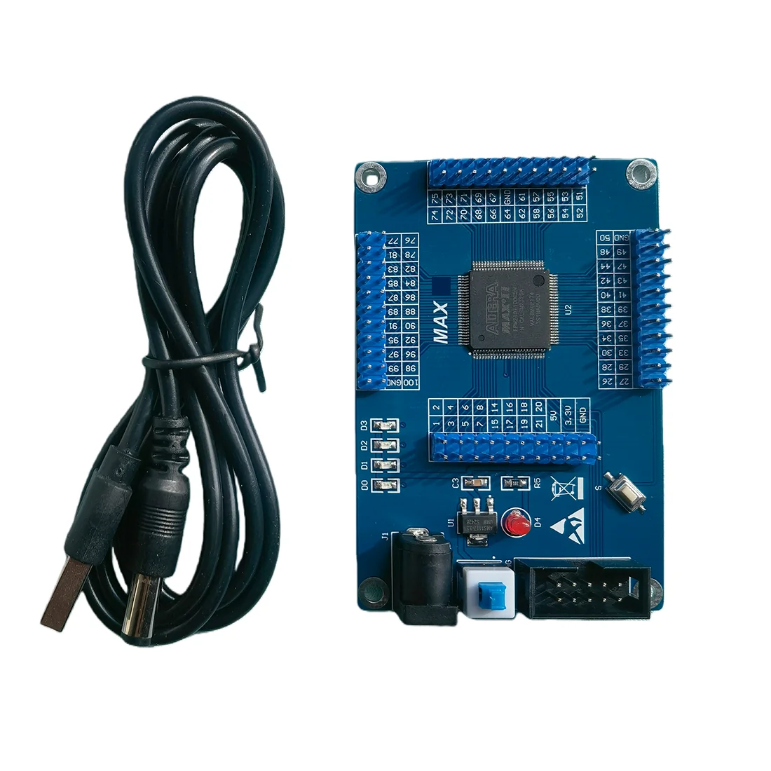 Learning Board for Altera MAXII CPLD EPM240T100, CPLD Development Board for Digital Logic Starter