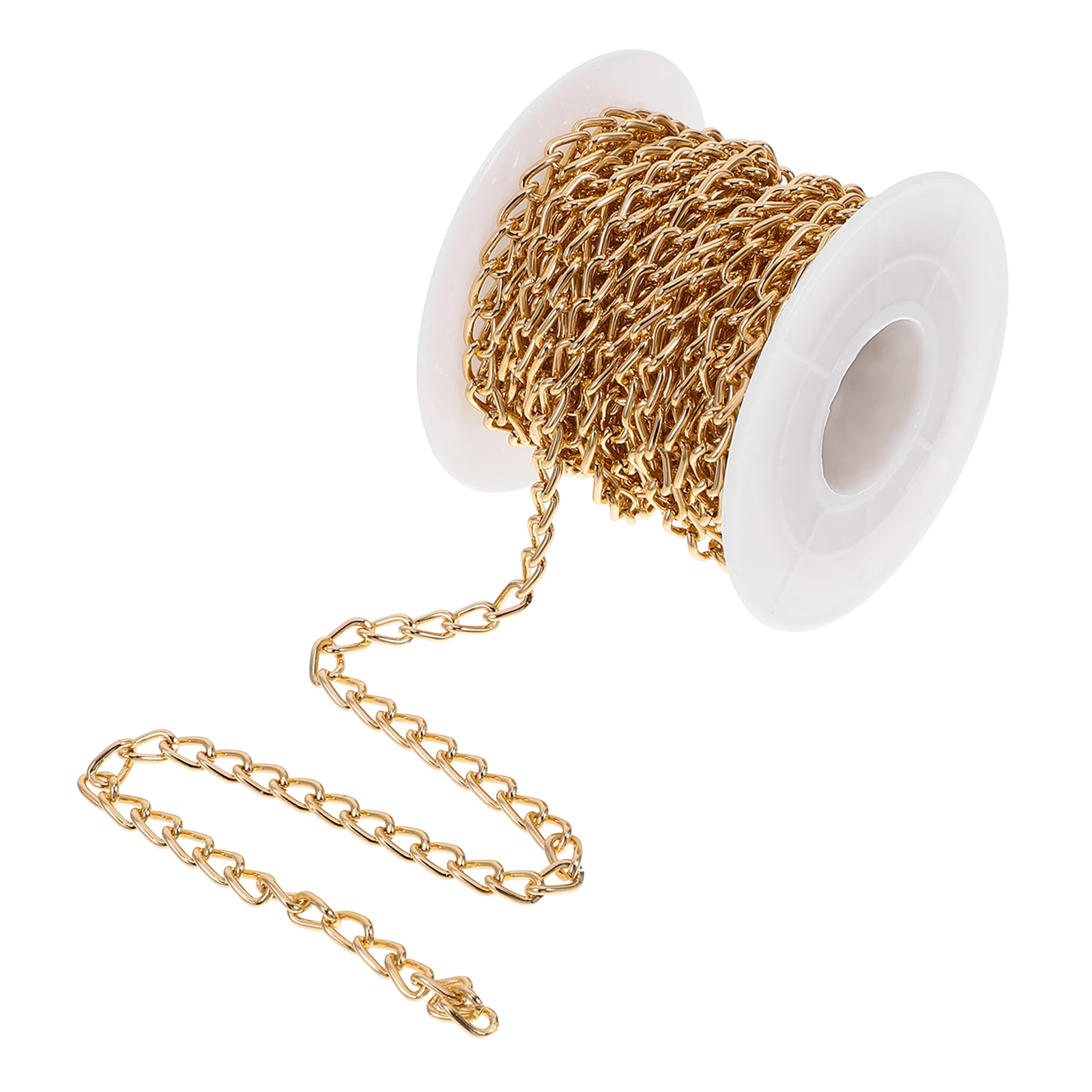

1 Roll Jewelry Making Roll Pendant Hanging Necklace Bracelet O-Ring Fine Flat Chain Diy Supplies Handmade Elegance Creative